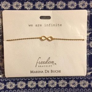 Infinity gold chain bracelet